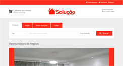 Desktop Screenshot of imoveissolucao.com.br