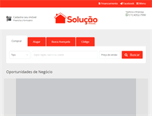 Tablet Screenshot of imoveissolucao.com.br